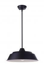  ZA5501-MN - Landmark 1 Light 9" Outdoor Pendant in Midnight