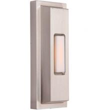  PB5005-BNK - Surface Mount LED Lighted Push Button, Beveled Rectangle in Brushed Polished Nickel