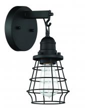  50601-FB - Thatcher 1 Light Wall Sconce in Flat Black