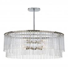  398-CH - Bleecker 8 Light Polished Chrome Chandelier