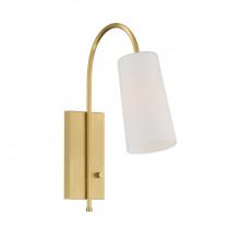  ALX-4501-AG - Alexa 1 Light Aged Brass Task Sconce