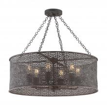  JAS-A5016-FB - Jasmine 6 Light Forged Bronze Chandelier