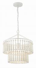  TIA-7100-MT - Tiana 1 Light Matte White Pendant