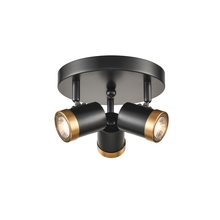  DVP19983EB+MF - Oeil De Base 3 Light Flush Mount