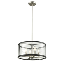  DVP25406BN/GR-CL - Downtown 4 Light Pendant