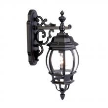  5155BK - Chateau Collection Wall-Mount 1-Light Outdoor Matte Black Light Fixture