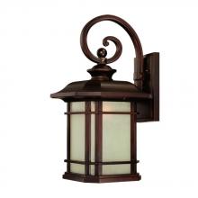  8122ABZ - Somerset Collection Wall-Mount 1-Light Outdoor Architectural Bronze Light Fixture