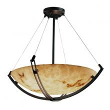  FAL-9727-35-DBRZ - 48" Pendant Bowl w/ Crossbar