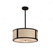  PNA-9541-WAVE-MBLK - Tribeca 18" Drum Pendant