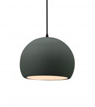  CER-6530-PWGN-MBLK-BKCD-LED1-700 - Small Globe LED Pendant