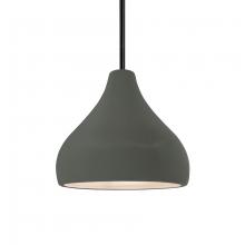  CER-6560-PWGN-MBLK-RIGID - Small Droplet 1-Light Pendant