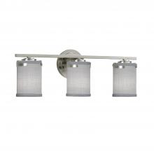  FAB-8453-10-GRAY-NCKL-LED3-2100 - Atlas 3-Light LED Bath Bar