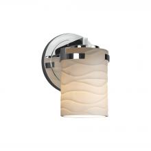  POR-8451-10-WAVE-CROM-LED1-700 - Atlas 1-Light LED Wall Sconce