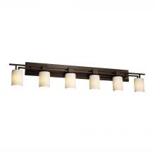  POR-8706-10-BANL-DBRZ - Aero 6-Light Bath Bar