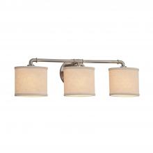 Justice Design Group FAB-8463-30-CREM-NCKL-LED3-2100 - Bronx 3-Light LED Bath Bar