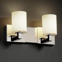  FSN-8922-30-OPAL-CROM - Modular 2-Light Bath Bar