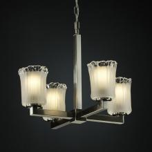  GLA-8829-20-LACE-NCKL - Modular 4-Light Chandelier