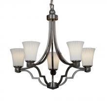  POR-8500-10-BANL-NCKL - Argyle 5-Light Chandelier