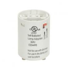  80/2077 - Smooth Phenolic Electronic Self-Ballasted CFL Lampholder; 277V, 60Hz, 0.34A; 26W G24q-3 And GX24q-3;