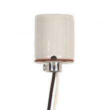  80/2092 - Keyless Porcelain Socket 1/8 IP Cap With Side Notches; 2 Wireways; Spring Contact For 4KV; 36"