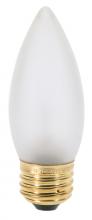  A3635 - 40 Watt B11 Incandescent; Frost; 2500 Average rated hours; 360 Lumens; Medium base; 130 Volt