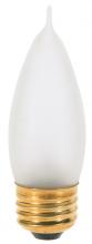  A3669 - 60 Watt CA10 Incandescent; Frost; 2500 Average rated hours; 640 Lumens; Medium base; 130 Volt