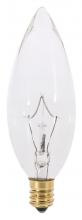  A3684 - 60 Watt B10 Incandescent; Clear; 2500 Average rated hours; 642 Lumens; Candelabra base; 130 Volt