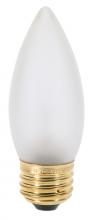  A3696 - 60 Watt B11 Incandescent; Frost; 2500 Average rated hours; 640 Lumens; Medium base; 130 Volt