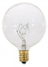  A3923 - 40 Watt G16 1/2 Incandescent; Clear; 2500 Average rated hours; 360 Lumens; Candelabra base; 130 Volt