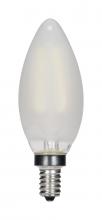  S11373 - 5.5 Watt C11 LED; Frosted; Candelabra base; 2700K; 500 Lumens; 120 Volt