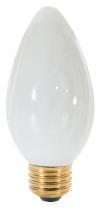  S3368 - 40 Watt F15 Incandescent; White; 1500 Average rated hours; 320 Lumens; Medium base; 120 Volt