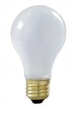  S3970 - 75 Watt A19 Incandescent; Frost; 2500 Average rated hours; 710 Lumens; Medium base; 130 Volt; Rough