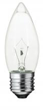  S4470 - 60 Watt B11 Incandescent; Clear; 2500 Average rated hours; 720 Lumens; Medium base; 120 Volt