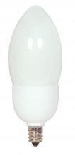  S5581 - 5 Watt; B11 Compact Fluorescent; 5000K; 82 CRI; Candelabra base; 120 Volt