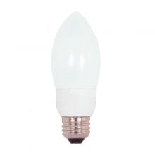  S5596 - 7 Watt; B11 Compact Fluorescent; 2700K; 82 CRI; Medium base; 120 Volt