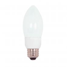  S7328 - 7 Watt; B11 Compact Fluorescent; 2700K; 82 CRI; Medium base; 120 Volt