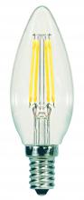  S9960 - 5.5 Watt B11 LED; Clear; Candelabra base; 2700K; 500 Lumens; 120 Volt