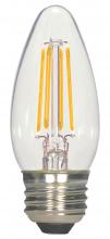  S9964 - 5.5 Watt B11 LED; Clear; Medium base; 2700K; 500 Lumens; 120 Volt