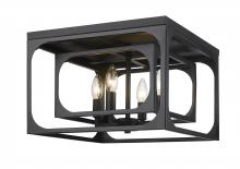  3038F-MB - 4 Light Flush Mount