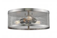  331F14-BN - 3 Light Flush Mount