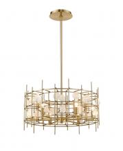  4007-24AGBR - 6 Light Chandelier