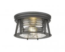  491F2-BRZ - 2 Light Flush Mount