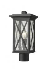  583PHMR-BK - 1 Light Outdoor Post Mount Fixture