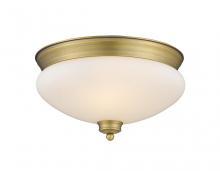  721F2-HBR - 2 Light Flush Mount