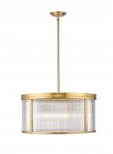  7504P24-MGLD - 6 Light Chandelier