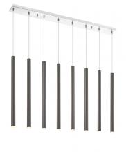  917MP24-PBL-LED-8LCH - 8 Light Linear Chandelier