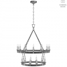  CHC 5878AI/NRT - Darlana Medium Two Tier Chandelier