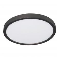  EGRF08LAJD1BK - EDGE ROUND FLUSHMOUNT LED 15W 1000lm 120V