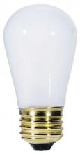  354100 - 11W S14 Incandescent Frost E26 (Medium) Base, 130 Volt, Card