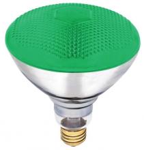  441300 - 100W BR38 Incandescent Reflector Green Flood E26 (Medium) Base, 120 Volt, Box